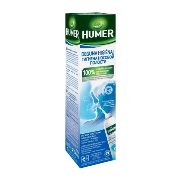 HUMER DEGUNA HIGIĒNAI pieaugušajiem, deguna aerosols 150 ml