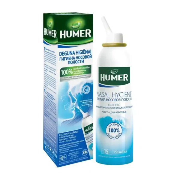 HUMER DEGUNA HIGIĒNAI pieaugušajiem, deguna aerosols 150 ml - Image 2
