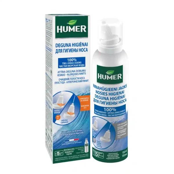 HUMER DEGUNA HIGIĒNAI pieaugušajiem, deguna aerosols_jaunais