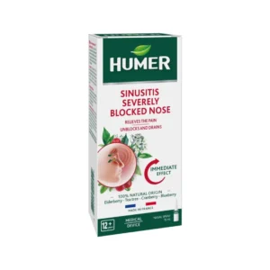 HUMER STIPRI AIZLIKTAM DEGUNAM sinusīts, iesnas, deguna aerosols, 15 ml