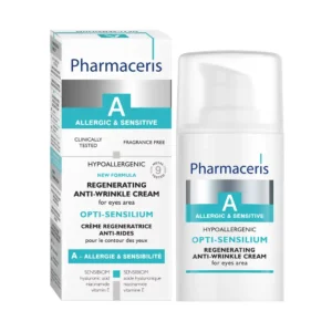 PHARMACERIS A OPTI-SENSILIUM atjaunojošs pretgrumbu krēms ādai ap acīm, 15ml