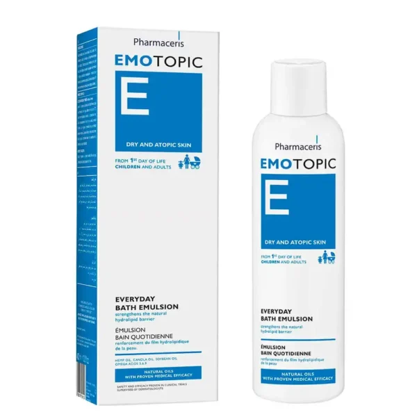 PHARMACERIS EMOTOPIC ikdienas vannas emulsija 400ml - Image 3