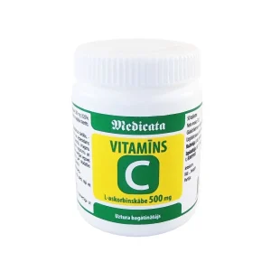 Vitamīns C (L-askorbīnskābe) 500 mg, 50 tabletes