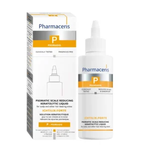 PHARMACERIS P ICHTILIX-FORTE keratolītisks šķīdums psoriātiskiem ādas bojājumiem, 125 ml, ar kastīti