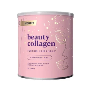 ICONFIT Beauty kolagēns skaistumam, zemeņu – piparmētru, 300g