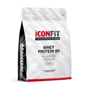 ICONFIT Sūkalu proteīns 80 - melleņu jogurta, 1000g