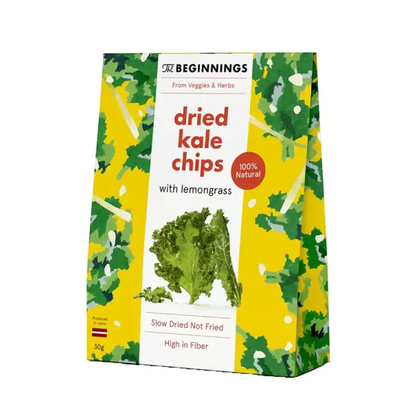 BEGINNINGS kale čipsi ar citronzāli, 30g