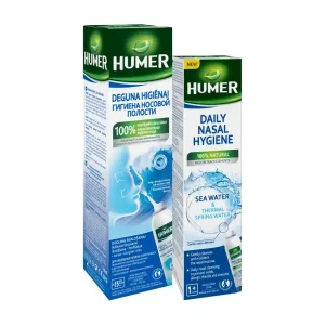 HUMER KOMPLEKTS - aerosols pieaugušajiem 150 ml un termālais/ jūras ūdens 50 ml