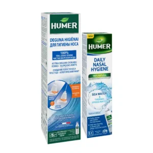 HUMER KOMPLEKTS – aerosols pieaugušajiem 150 ml un termālais jūras ūdens 50 ml_jauns
