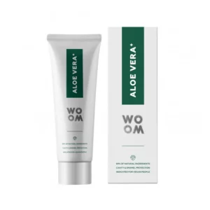 WOOM ALOE VERA+ alvejas un piparmētru zobu pasta, 75 ml