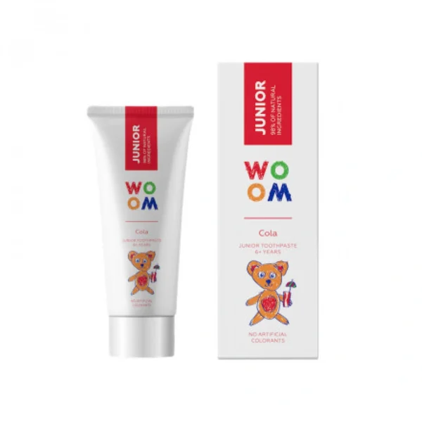 WOOM JUNIOR COLA zobu pasta bērniem, 50 ml