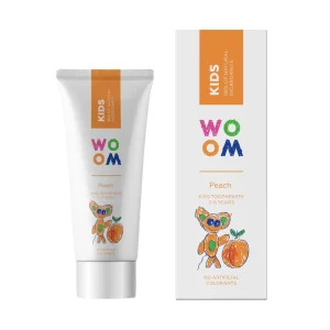 WOOM KIDS PEACH persiku zobu pasta bērniem, 50 ml
