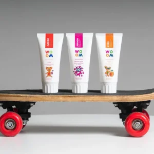 WOOM KIDS PEACH persiku zobu pasta bērniem, 50 ml
