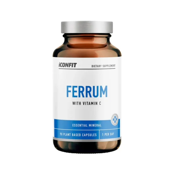 ICONFIT FERRUM dzelzs ar C vitamīnu, 90 kapsulas