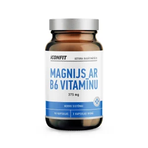 ICONFIT Magnijs ar B6 vitamīnu nervu sistēmai, 90 kapsulas