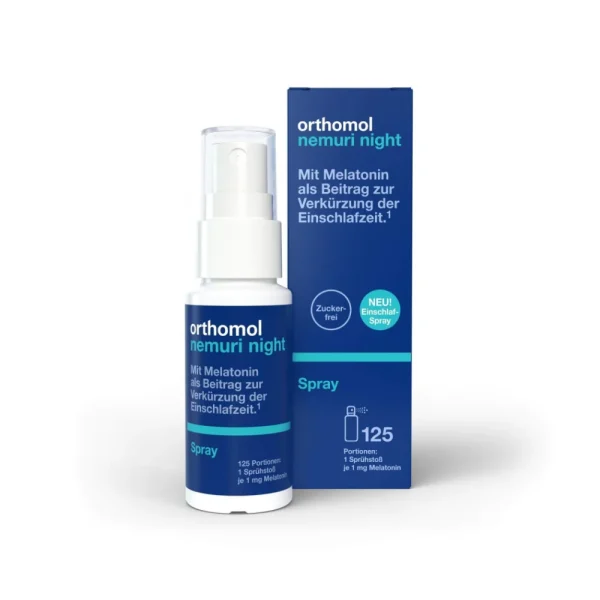 ORTHOMOL NEMURI Night Spray saldam miegam, 25ml