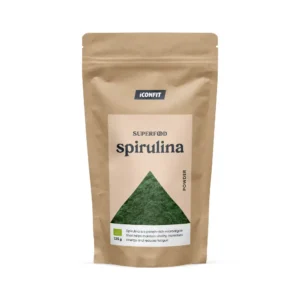 ICONFIT SPIRULINA bioloģisks spirulīnas pulveris, 125g