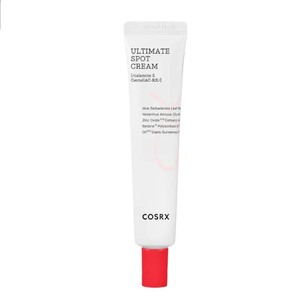 COSRX AC Collection Ultimate Spot Cream, ātras iedarbības pretpūtīšu krēms, 30g