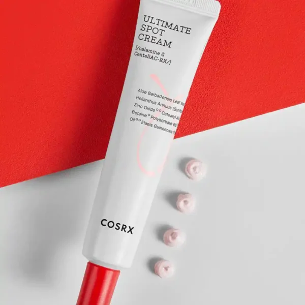 COSRX AC Collection Ultimate Spot Cream, ātras iedarbības pretpūtīšu krēms, 30g