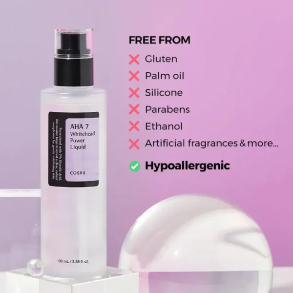 COSRX AHA 7 Whitehead Power Liquid, šķīdums pret pūtītēm, 100ml