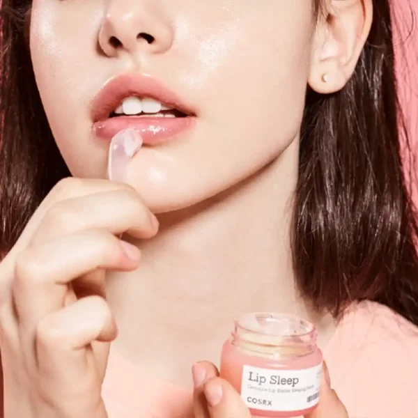 COSRX BALANCIUM CERAMIDE Lip Butter Sleeping Mask, intensīvi barojoša un atjaunojoša lūpu maska, 20g