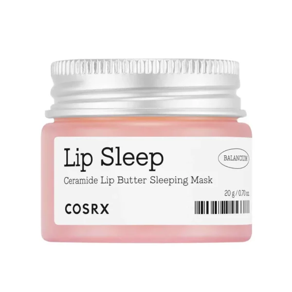COSRX BALANCIUM CERAMIDE Lip Butter Sleeping Mask, intensīvi barojoša un atjaunojoša lūpu maska, 20g