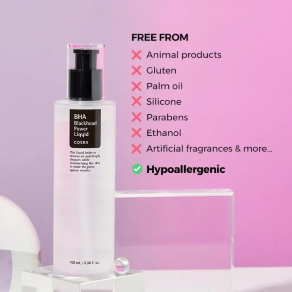COSRX BHA Blackhead Power Liquid, attīrošs pīlinga toniks melnajiem punktiem, 100ml