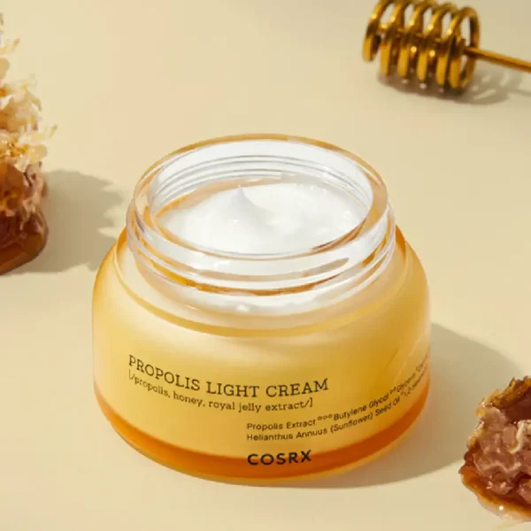 COSRX FULL FIT PROPOLIS Light Cream, atjaunojošs un barojošs krēms ar propolisu, 65ml