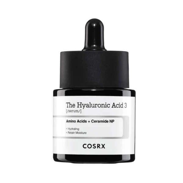 COSRX HYALURONIC ACID 3 Serum, hialuronskābes serums dziļai mitrināšanai, 20ml