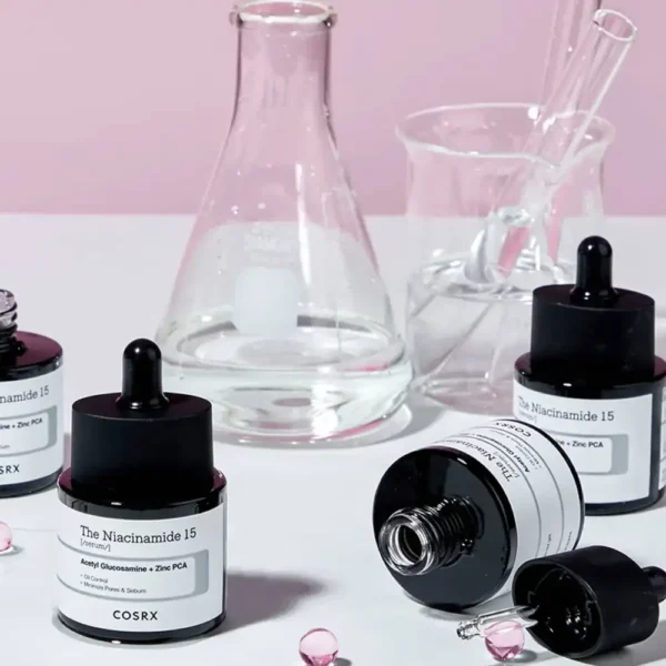 COSRX NIACINAMIDE 15 Serum, 15% niacīnamīda serums aknes skartas ādas aprūpei, 20ml