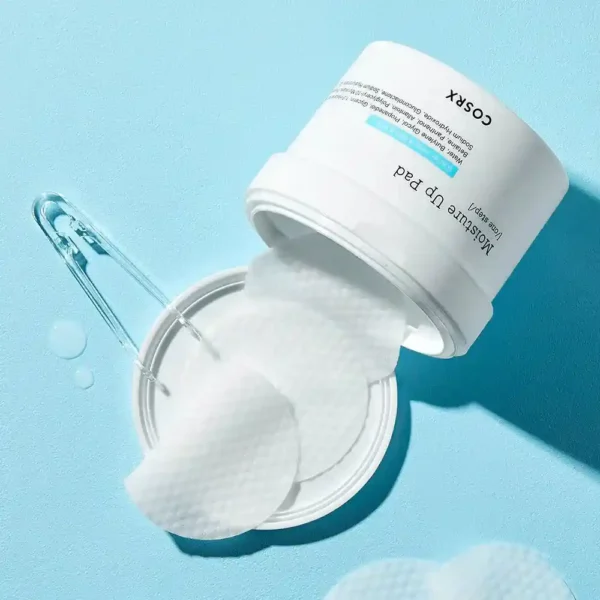 COSRX ONE STEP Moisture Up Pad, mitrinoši tonika spilventiņi sausai, blāvai ādai, 70 gab.