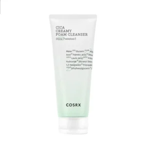 COSRX PURE FIT CICA Creamy Foam Cleanser, krēmīgas putas sejas attīrīšanai, 150ml