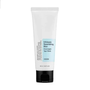 COSRX ULTIMATE NOURISHING Rice Overnight Spa Mask, dziļi mitrinoša un izgaismojoša maska, 60ml