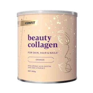 ICONFIT Beauty kolagēns skaistumam ar apelsīnu garšu, 300g