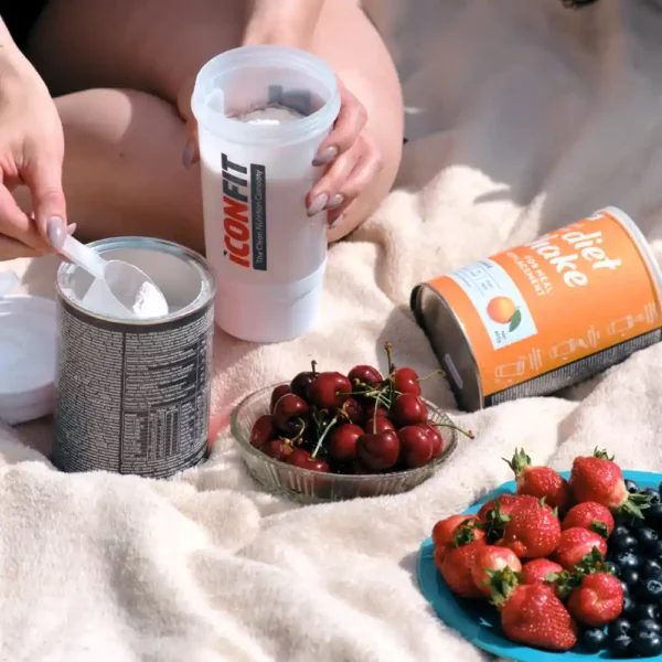 ICONFIT DIET SHAKE diētiskais kokteilis ar apelsīnu garšu un saldinātāju, 495g - Image 2