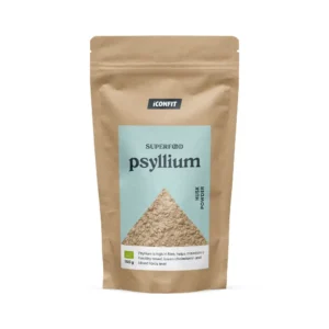 ICONFIT PSYLLIUM Bioloģisks ceļtekas sēklu sēnalu pulveris, 150g