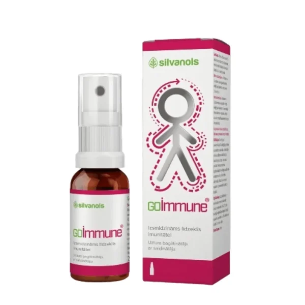 SILVANOLS GOIMMUNE izsmidzināms līdzeklis imunitātei, 20ml - Image 2