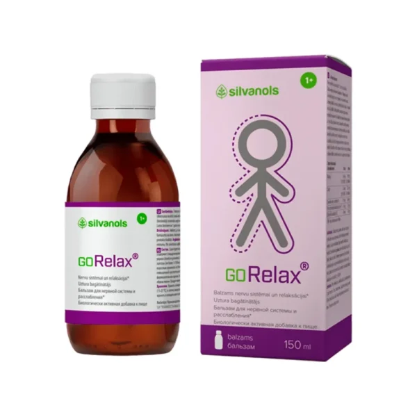 SILVANOLS GORELAX balzams nervu sistēmai un relaksācijai, 150 ml
