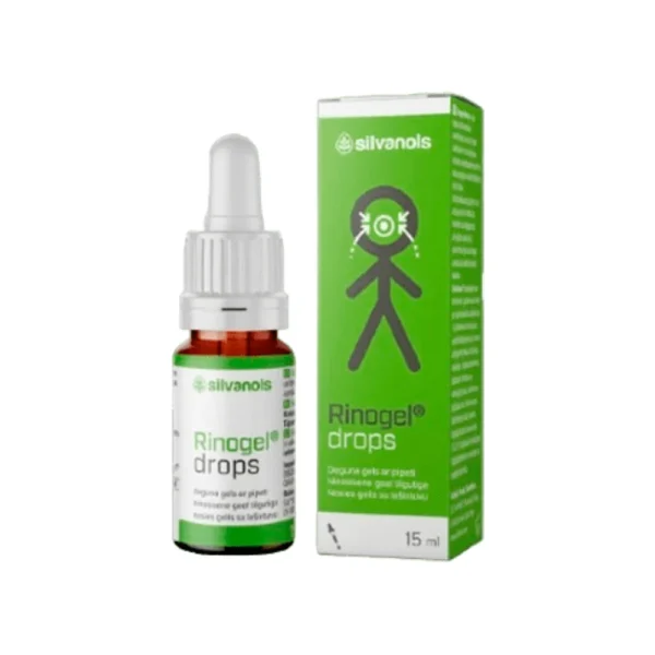 SILVANOLS RINOGEL DROPS gels ar pipetīti, 15 mL