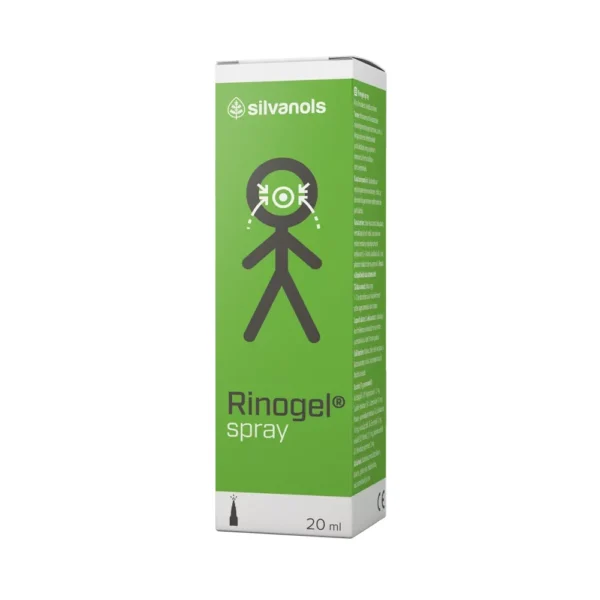 SILVANOLS RINOGEL SPRAY dabīgs deguna aerosols, 20 mL