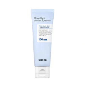 COSRX ULTRA-LIGHT Invisible Sunscreen SPF50 / PA++++, īpaši viegls, nemanāms saules aizsargkrēms, 50ml