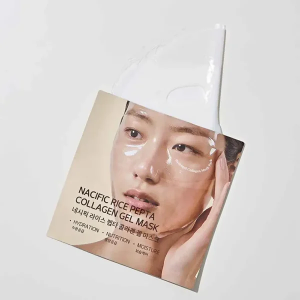 NACIFIC RICE PEPTA COLLAGEN Intensīvi barojoša hidrogēla maska, 35g