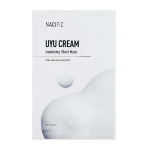 NACIFIC UYU CREAM Barojoša auduma maska, 27g