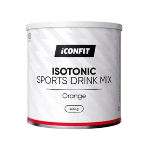 ICONFIT Isotonic, izotonisks dzēriens ar elektrolītiem, vitamīniem, apelsīnu garšu un saldinātāju, 400g