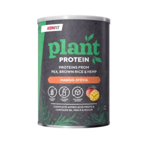 ICONFIT PLANT PROTEIN augu proteīns ar mango garšu un stēviju, 480g