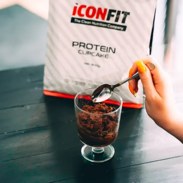 ICONFIT Protein Cupcake ātrais kēksiņš ar augstu olbaltumvielu un šķiedrvielu saturu, ar saldinātāju, 800g - Image 2