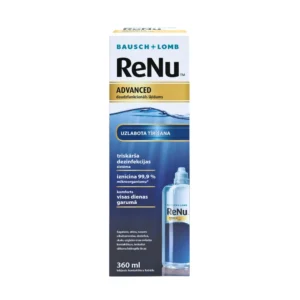 ReNu Advanced šķīdums lēcām ar uzlabotu tīrīšanu, 360ml.