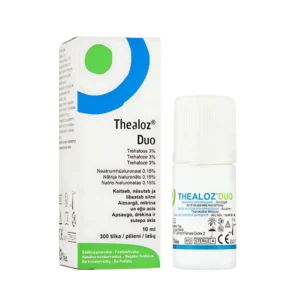 THEALOZ DUO mitrinoši acu pilieni, 10ml