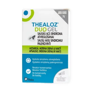 Thealoz Duo Gel gēlveida acu pilieni vienreizējās devās, 30 gab.