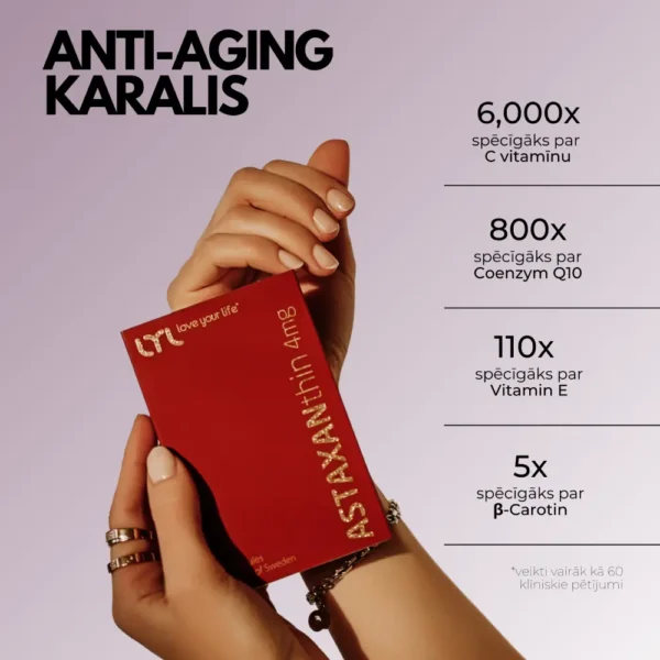 LYL ASTAXANthin Astaksantīns, antioksidants, 30 kapsulas - Image 3